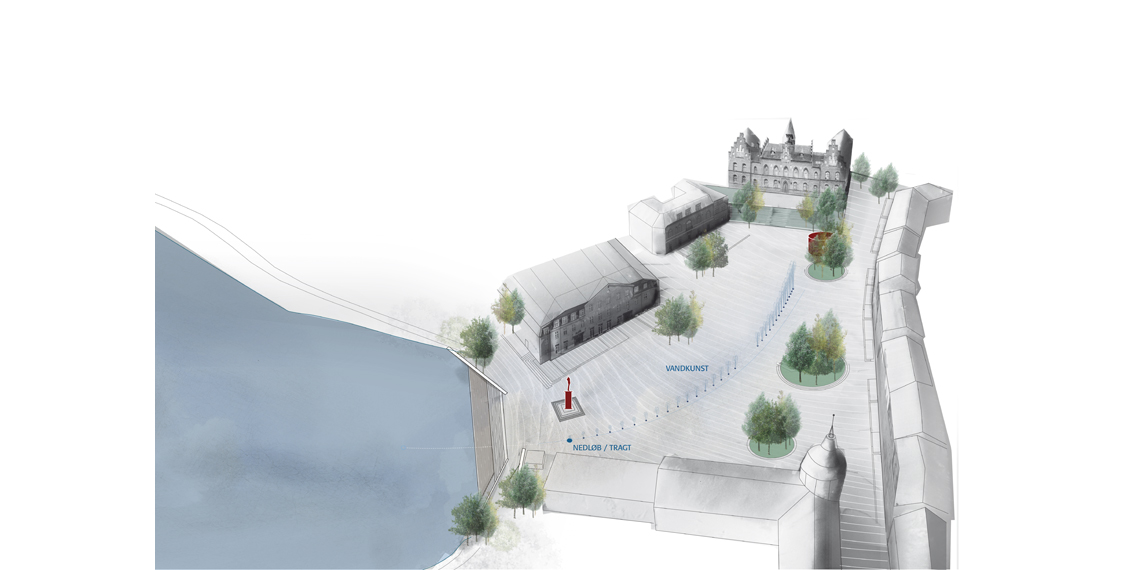 Torvet-i-Hillrød_axo